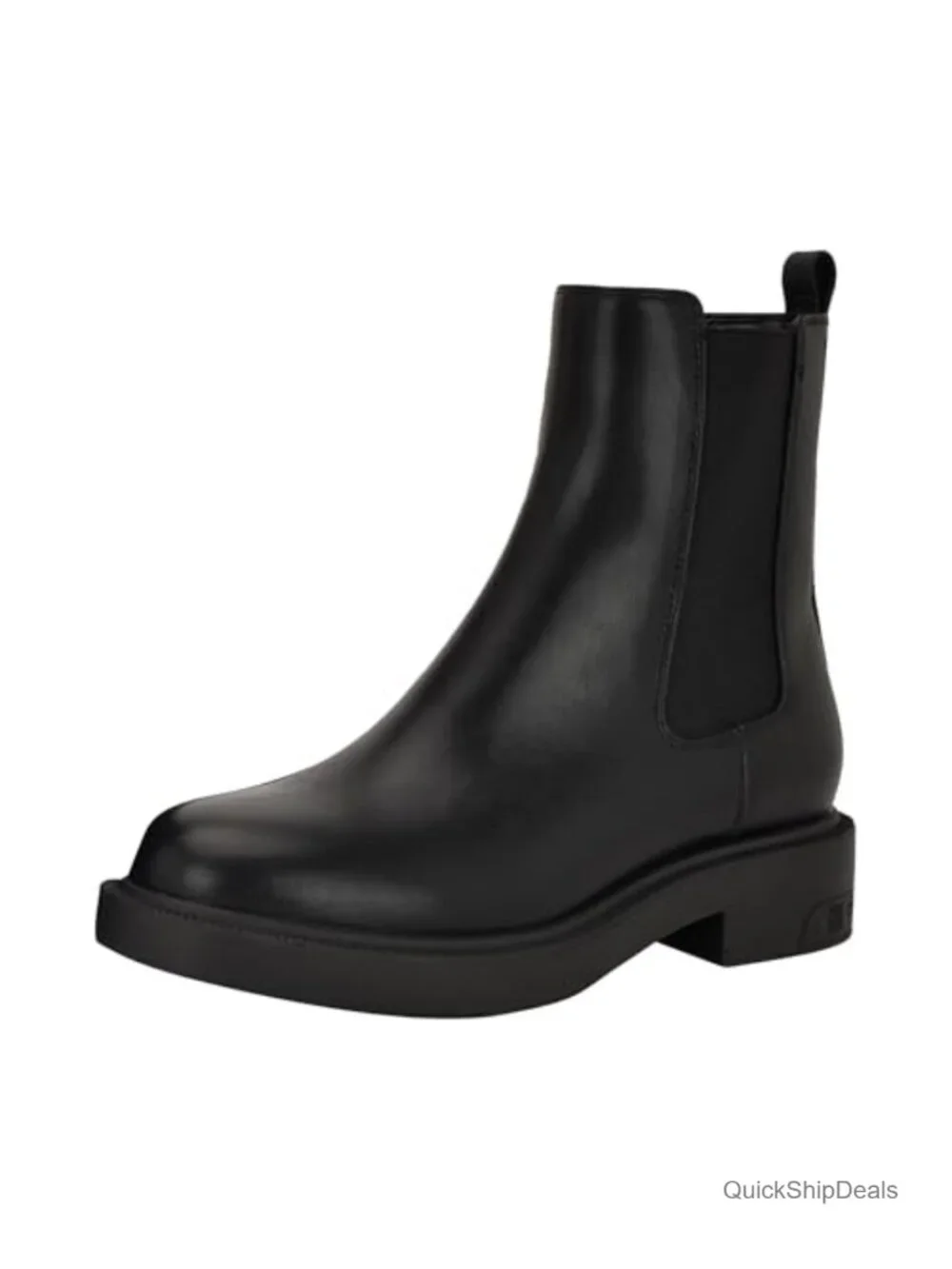 Women's Chelsea Ankle Boots Round Toe Pull-On Man Made Upper